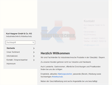 Tablet Screenshot of haagner.com